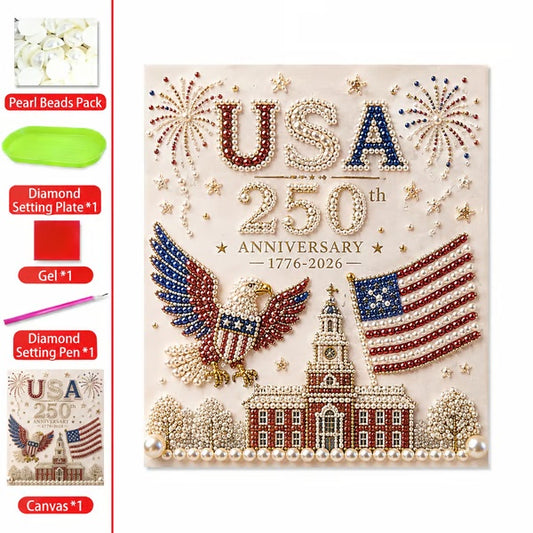 USA 250th Anniversary DIY Pearl Painting Kit ✨❤️🔥