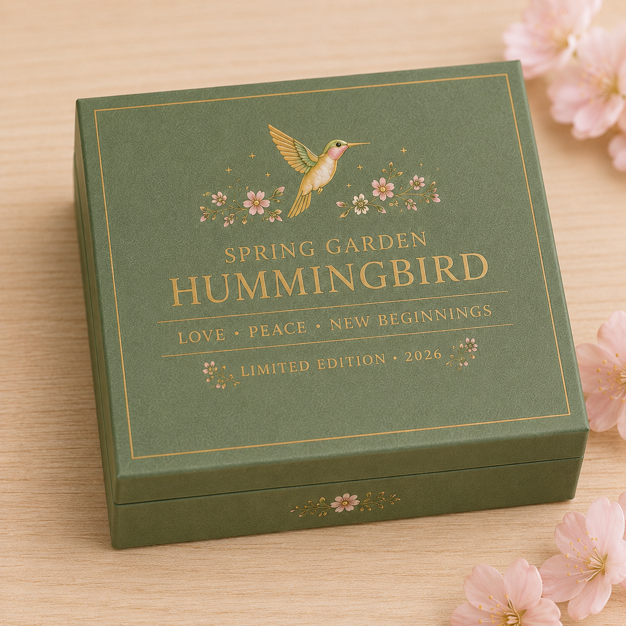 π Love β’ Peace β’ New Beginnings ποΈ | 2026 Hummingbird Ring