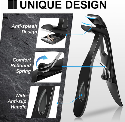 6-in-1 Heavy Duty Toenail Clipper Set for Thick & Ingrown Nails
