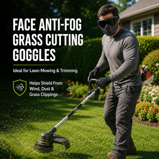 2026 Upgraded Detachable Full Face Anti-Fog Grass Cutting Goggles
