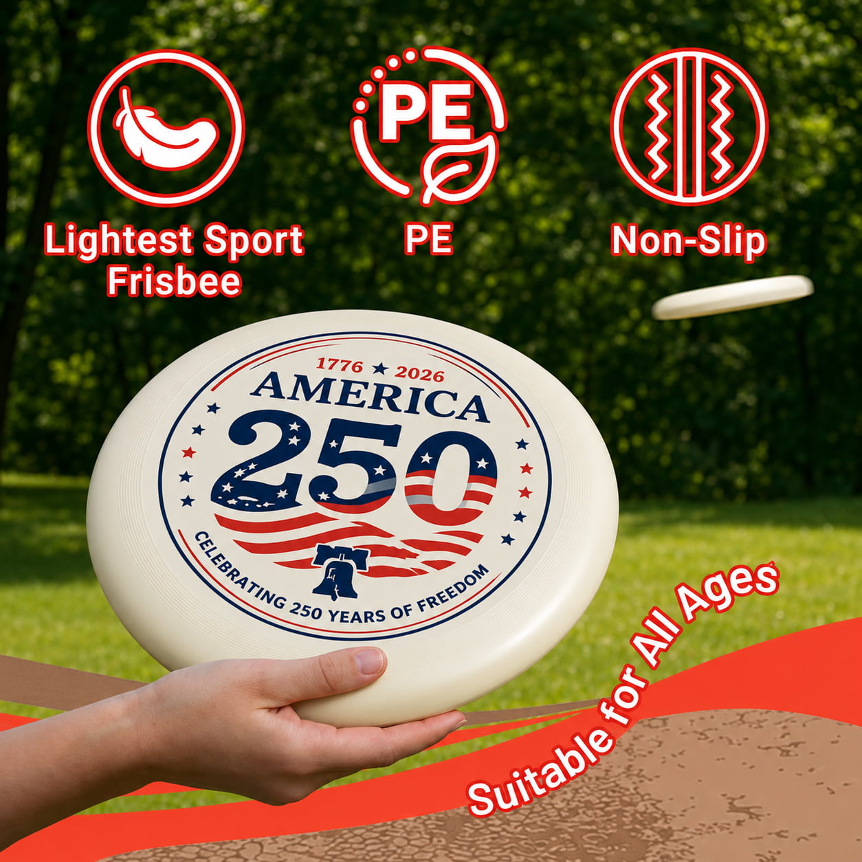USA 250th Anniversary Commemorative Frisbee