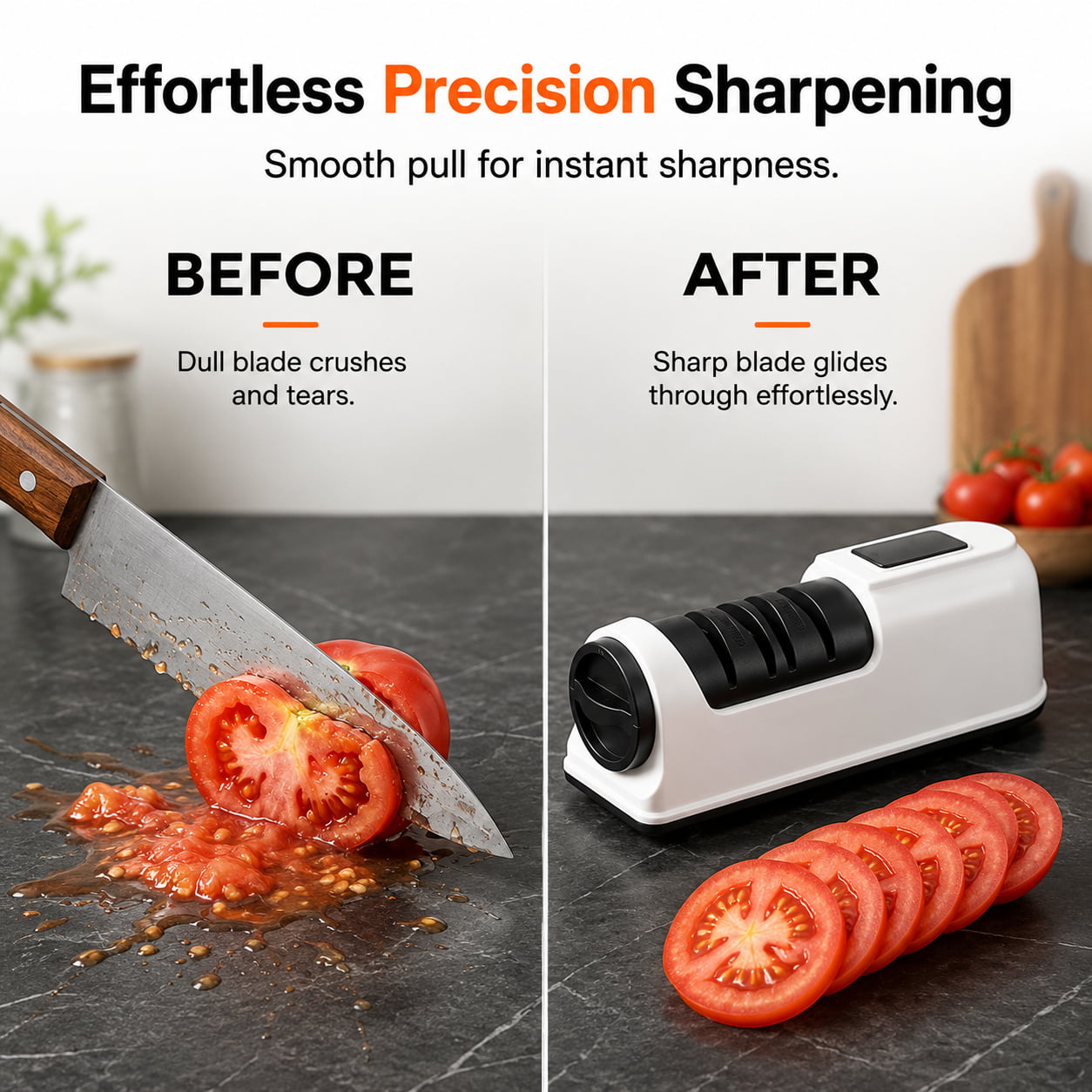 3-Stage Electric & Manual Knife Sharpener