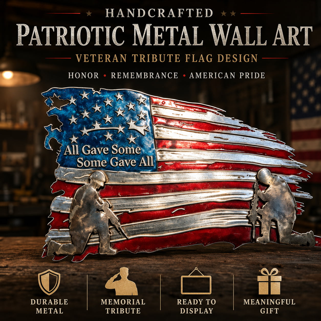 🔥Hot Sale 49% Off - Land of the Free Patriotic Wall Art Collection