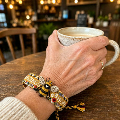 🐝2026 Limited Edition Handmade Honey Bee Woven Bracelet
