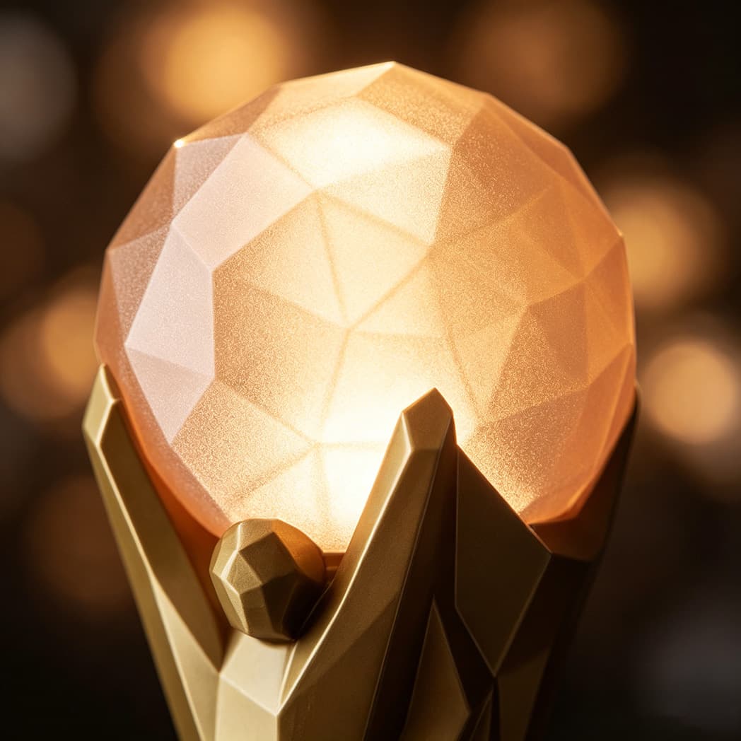 Champions-Trophäen Tischlampe
