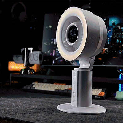 Silent High-Speed Digital Display Stepless Adjustable Air Circulator Fan