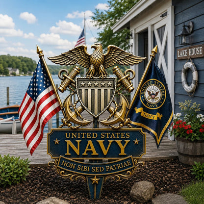 🏆Last Day Promo: 49% OFF 🎖️-US Marine Corps Semper Fidelis Tribute Garden Stake - ✈️Buy 2 Free Shipping Today!