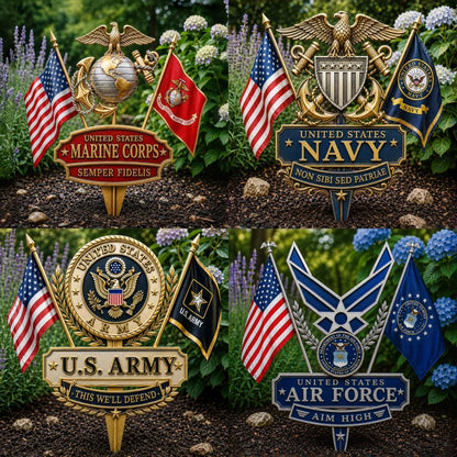 🏆Last Day Promo: 49% OFF 🎖️-US Marine Corps Semper Fidelis Tribute Garden Stake - ✈️Buy 2 Free Shipping Today!
