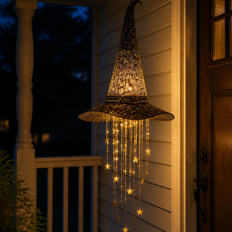 Light-up Hanging Witch Hat for Halloween