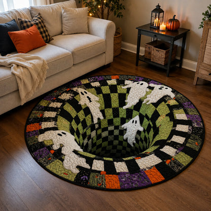 3D Vortex Halloween Rug