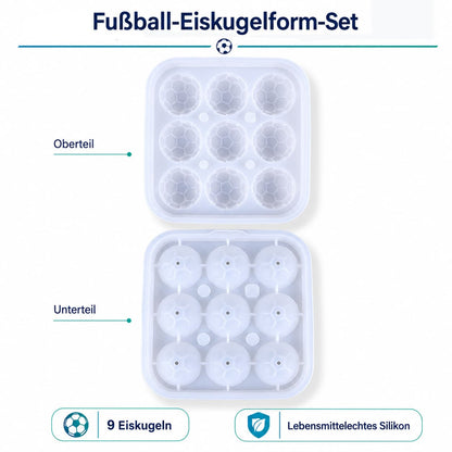 ❄️Fußball-Eiskugelform-Set