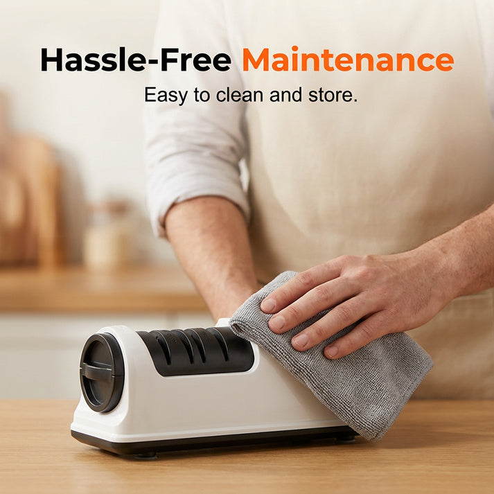 3-Stage Electric & Manual Knife Sharpener