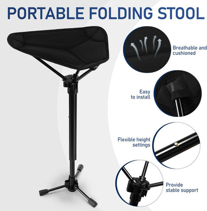 Portable Folding Tripod Stool – Lightweight Seat for Travel, Gardening & Outdoor Breaks