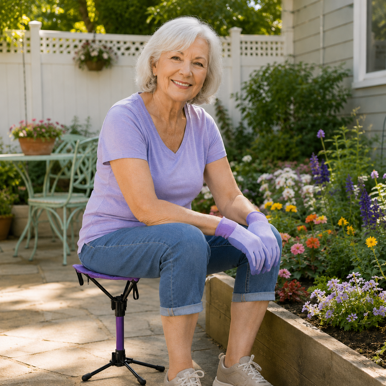 Portable Folding Tripod Stool – Lightweight Seat for Travel, Gardening & Outdoor Breaks