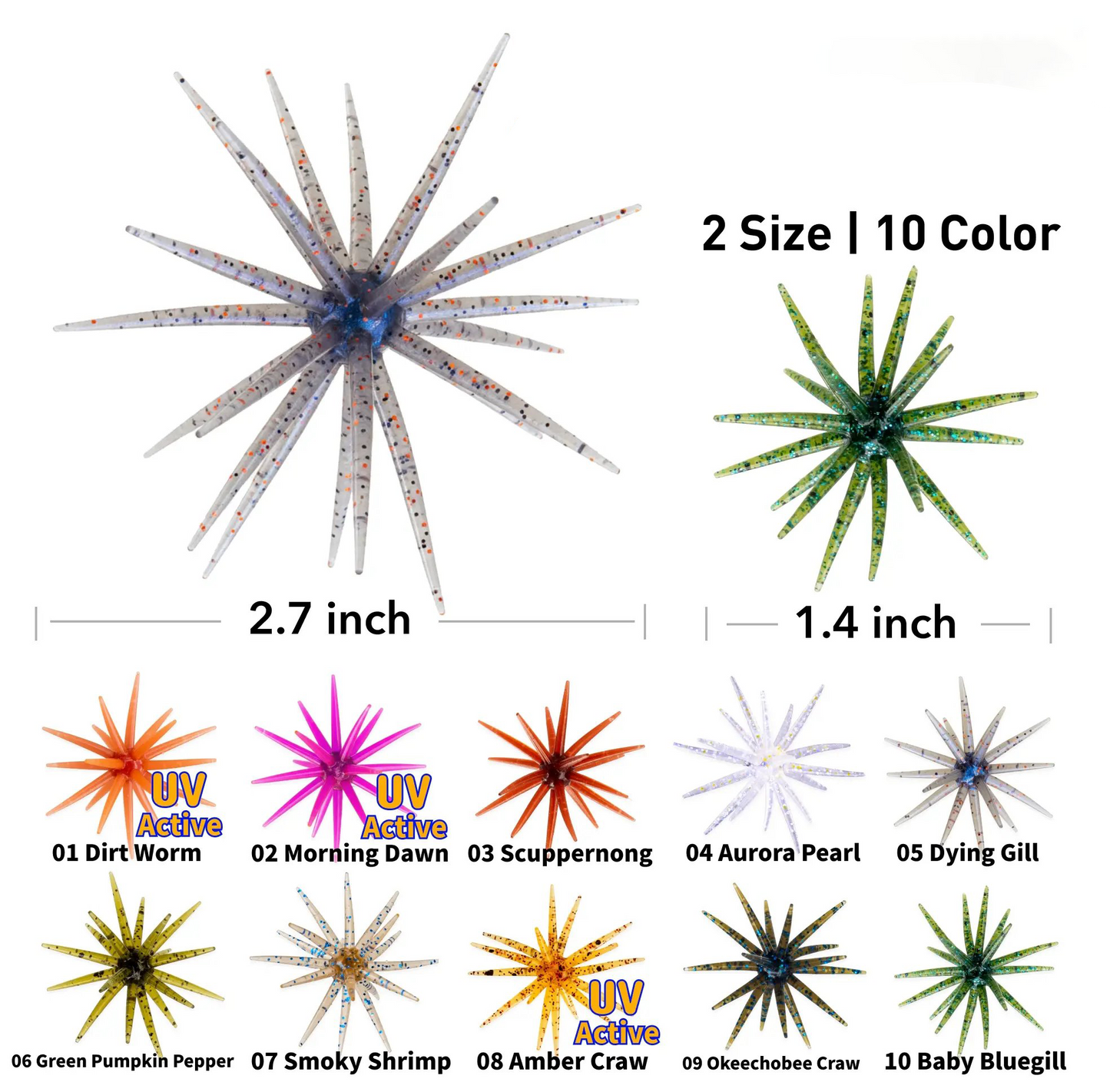 🎣2026 HOT SALE 49% OFF🐙 Tentacle Finesse Soft Plastic Lure