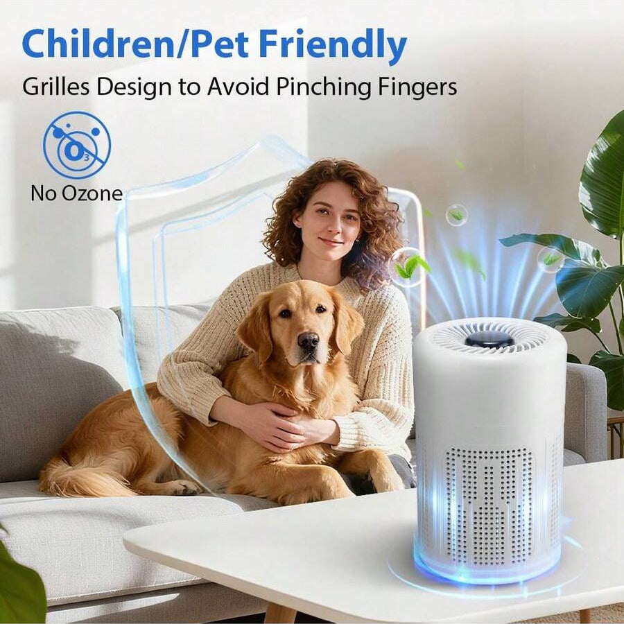 🌬️ 50% OFF! 🔥 Compact home air purifier – 2026 bestseller – Quiet, energy-efficient, and perfect for allergy sufferers, dust, and pet hair 🏠