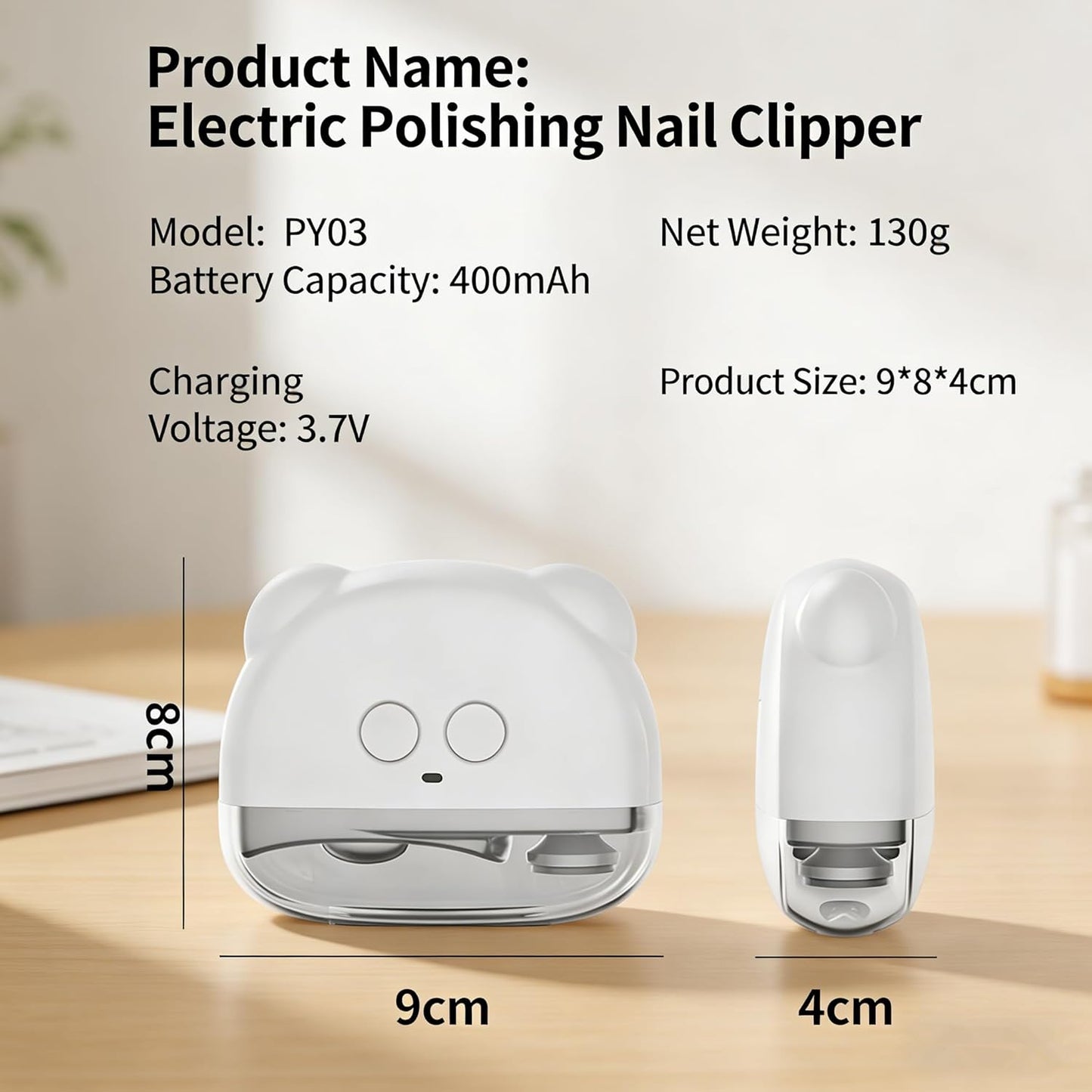 Electric Nail Clippers for Thick, Hard Toenails