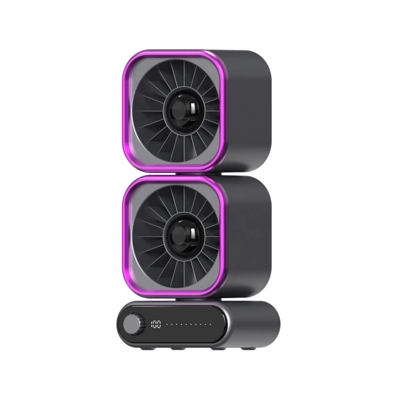 Zekear™ 360° Smart Desk Fan – Powerful Cooling in a Compact Design