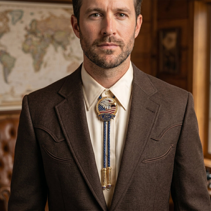 🦅 USA 250th Anniversary Eagle Bolo Tie