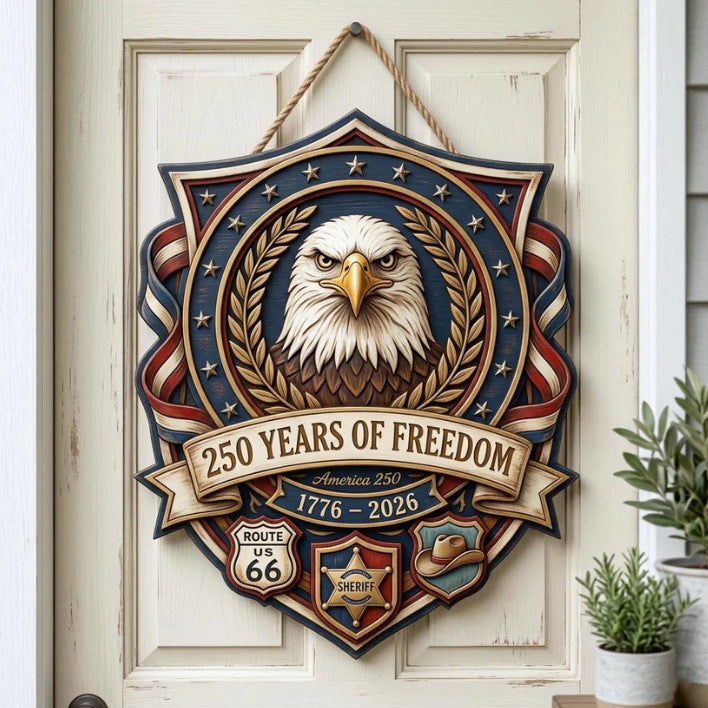 250th Anniversary Wooden Door Hanger Collection
