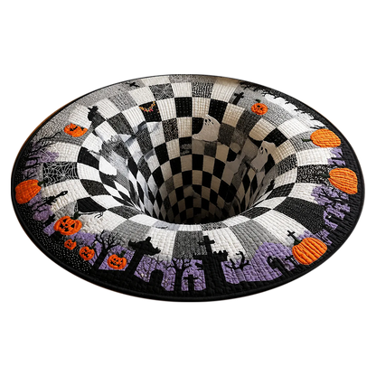 3D Vortex Halloween Rug