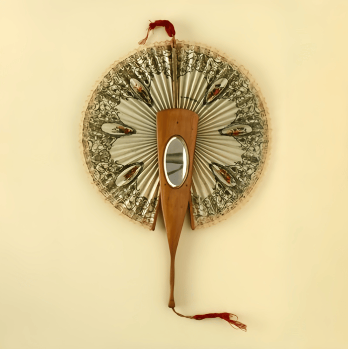 Antique Mirrored Mechanical Fan
