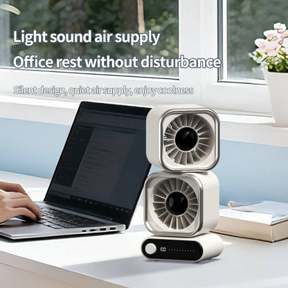Zekear™ 360° Smart Desk Fan – Powerful Cooling in a Compact Design