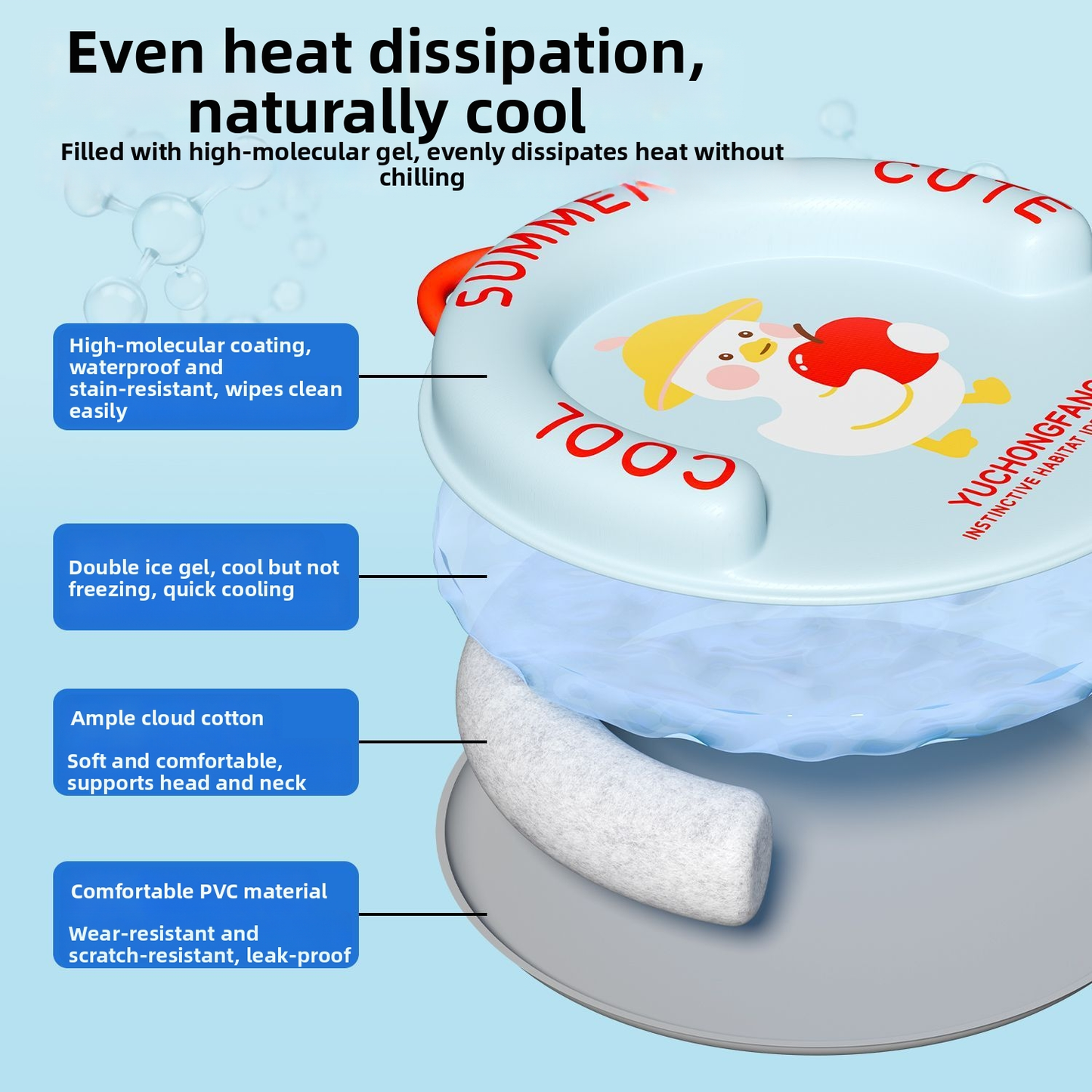 Zekear™ Pet Cooling Bed – Keep Your Best Friend Cool & Comfortable All Summer