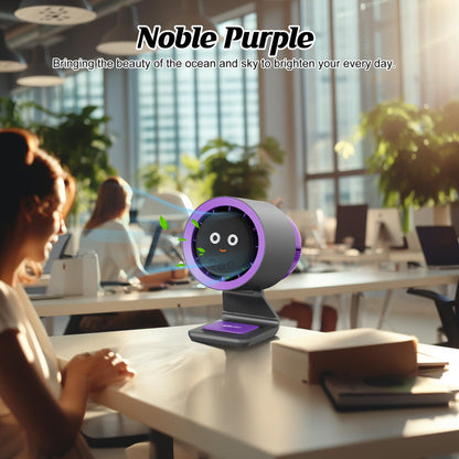 2-in-1 Desktop Cooling & 10‑Stage Purification Air Purifier Fan