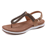 Women Boho Elegant Daily Buckle Chunky Sandals