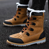 Men's Winter Casual Vintage Waterproof High-Top Warm Snow Boots