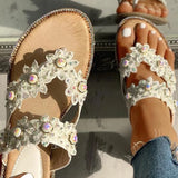 Women's Studded Toe Flat Slipper