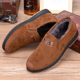 Men's Casual Slip-on Cloth Anti-Skid Warm Lining Shoes