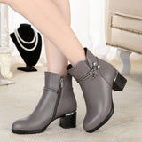 Women Slope with Thick Warm Ankle Boots