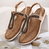 Women Boho Elegant Daily Buckle Chunky Sandals