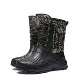 Men's Winter Waterproof High Top Camouflage Anti-Skid Snow Boots