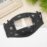 Cotton Face Mask with Anti Fog Clear Window Face Covering For Child