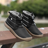 Men's Winter Super Comfy Casual Cloth Waterproof Wear Resistant Plus Velvet Shoes