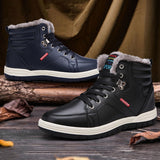 Men's Winter Waterproof Warm Casual Outdoor Non Slip Ankle Boots