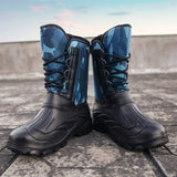 Men's Winter Waterproof High Top Camouflage Anti-Skid Snow Boots