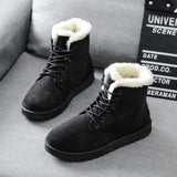 Women's Winter Boots Ladies Flat Shoes