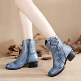 Women's Winter Retro Boots Handmade Ankle Boots