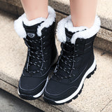 Women's Winter High Top Anti-Skid Waterproof  Snow Boots