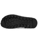 Men's Leather Sandals Summer Breathable Beach Shoes