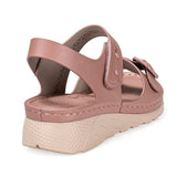 Women Comfortable PU Summer Thick Sole Sandals