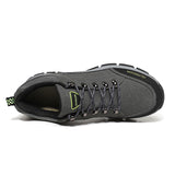 Men's Winter Lace-up Round Toe Non Slip Outdoor Hiking Shoes