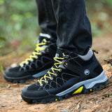 Men Suede Non-slip Anti-collision Shock Absorption Hiking Sneakers