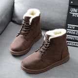 Women's Winter Boots Ladies Flat Shoes