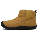 Men's Winter Hook Loop Slip-On Cloth Warm Lining High-Top Snow Boots