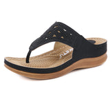 Women's Comfortable Flip Flops Wedge Heel Daily Slippers